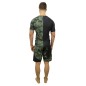 Rashguard Manches Courtes Front Liner Brave Art Camo Vert et Noir Rashguard Manches Courtes Front Liner Brave Art Camo Vert et Noir
