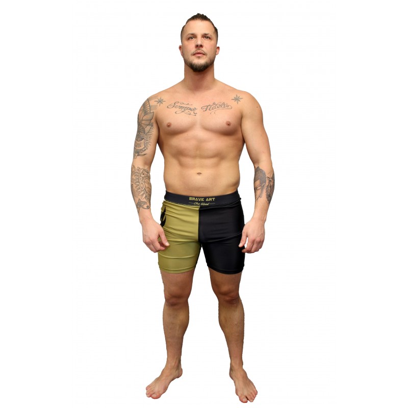 Short de MMA Compression BG Brave Art - SHCOHFC Short de MMA Compression BG Brave Art - SHCOHFC
