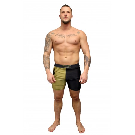 Short de MMA Compression BG Brave Art