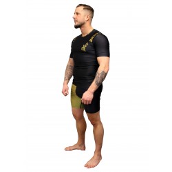 Brave Art Short Sleeve Rashguard BG Black & Gold – RASSBGBA
