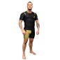 Brave Art Short Sleeve Rashguard BG Black & Gold Brave Art Short Sleeve Rashguard BG Black & Gold