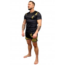 Brave Art Fast Dry BG T-Shirt Black & Gold