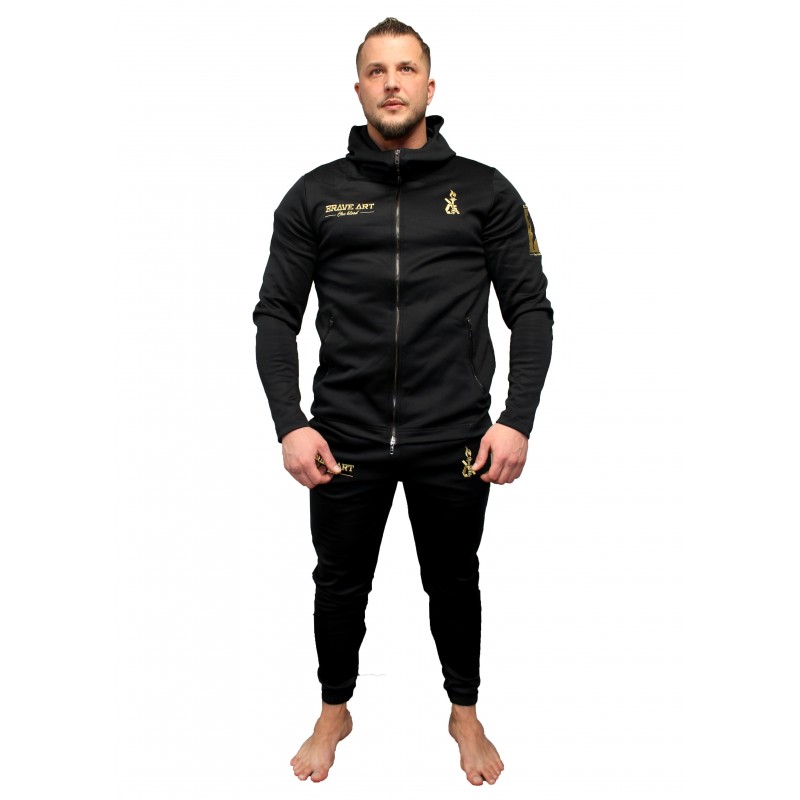Veste à Capuche First Noire – JKT1 Veste à Capuche First Noire – JKT1