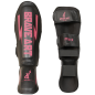 Brave Art Classic One Shin & Foot Guards – Black & Pink – PTPUBP Brave Art Classic One Shin & Foot Guards – Black & Pink – PTPUBP