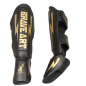 Protège-Tibias et Pieds Classic One PU Brave Art Noir et Doré - PTPUBG