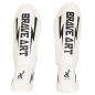 Brave Art Classic One Shin & Instep Guards – White & Black – PTPUWB