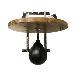 Speed Bag avec Structure Brave Art en Cuir Noir - BASPBASE