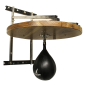 Speed Bag avec Structure Brave Art en Cuir Noir - BASPBASE Speed Bag avec Structure Brave Art en Cuir Noir - BASPBASE