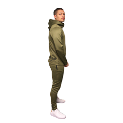 Brave Art Prime Hooded Jacket Khaki