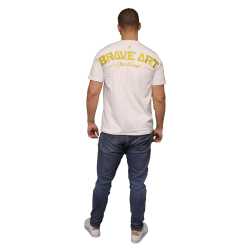 Brave Art Prestige T-Shirt White – BATSPRE | Elegance and Premium Comfort