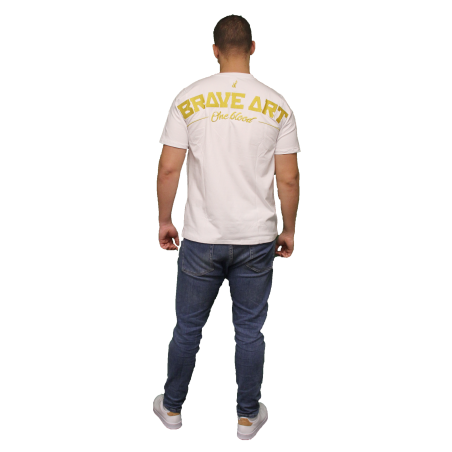 Brave Art Prestige T-Shirt White – BATSPRE | Elegance and Premium Comfort