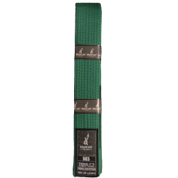 Ceinture JJB Enfant Brave Art Verte – 100 % Coton, Confort & Progression