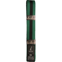 Ceinture JJB Enfant Brave Art Verte et Noire – Coton Résistant & Progression Confirmée