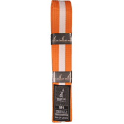 Ceinture JJB Enfant Brave Art Orange et Blanche – Résistante & Symbolique