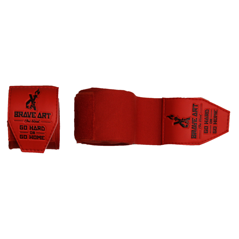 Bandes de Boxe Brave Art 4,5m – Rouges – BABBR Bandes de Boxe Brave Art 4,5m – Rouges – BABBR