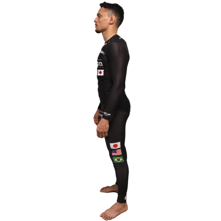 Rashguard Vale Tudo Brave Art Manches Longues Noir - BARLSVT23