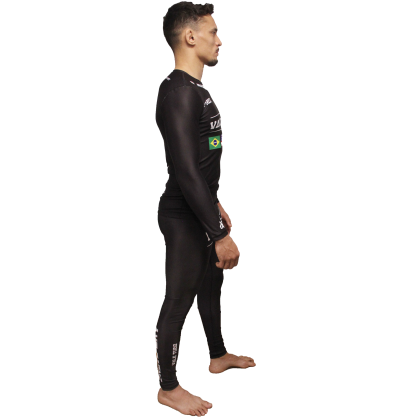 Brave Art Vale Tudo Rashguard Long Sleeve Black – BARLSVT23 | Compression & Combat Performance
