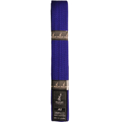 Ceinture JJB Brave Art Bleue – Premium, 100 % Coton, Progression & Excellence
