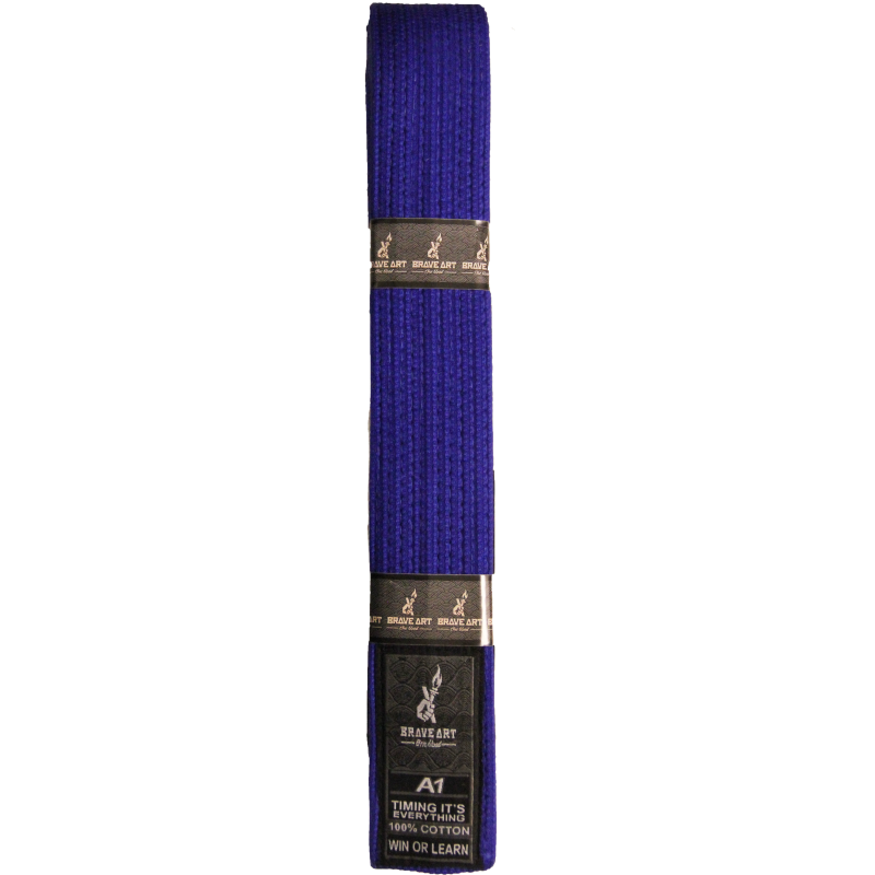 Ceinture Premium Bleue de Ju-Jitsu Brésilien Brave Art Ceinture Premium Bleue de Ju-Jitsu Brésilien Brave Art