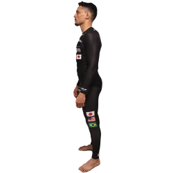 Rashguard Vale Tudo Brave Art Manches Longues Gris Foncé