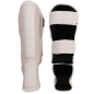 Classic One White Tone-on-Tone Shin and Foot Guards – Brave Art PTPUFW Classic One White Tone-on-Tone Shin and Foot Guards – Brave Art PTPUFW