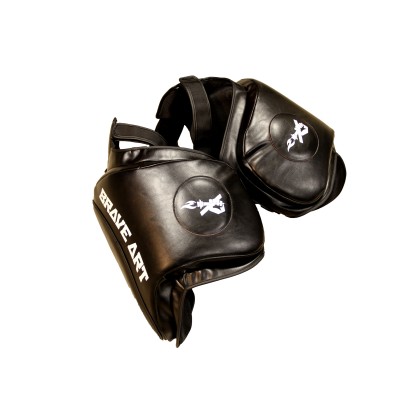 Brave Art Leather Thigh Guards – Premium Martial Arts Protection