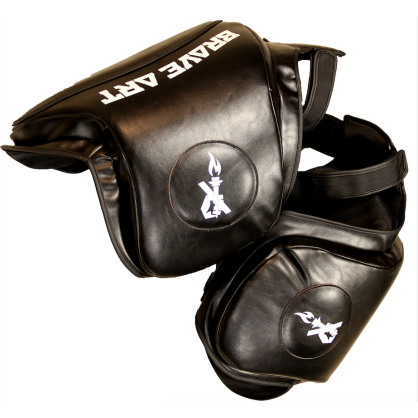 Brave Art Leather Thigh Guards – Premium Martial Arts Protection