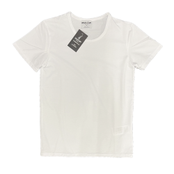 T-shirt Slim Fit Brave Art Blanc – 100 % Coton, Style Épuré & Confort Premium