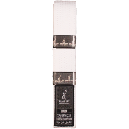 Ceinture JJB Enfant Blanche Brave Art – Débutez Fort dans le Ju-jitsu Brésilien