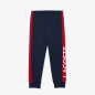 Pantalon de survêtement enfant Lacoste en coton biologique et polyester recyclé - XJ5327-ISV Pantalon de survêtement enfant Lacoste en coton biologique et polyester recyclé - XJ5327-ISV