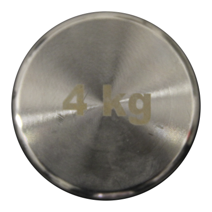 Haltère Electroplating 4 kg – Métal chromé élégant, format léger, entraînement tout niveau