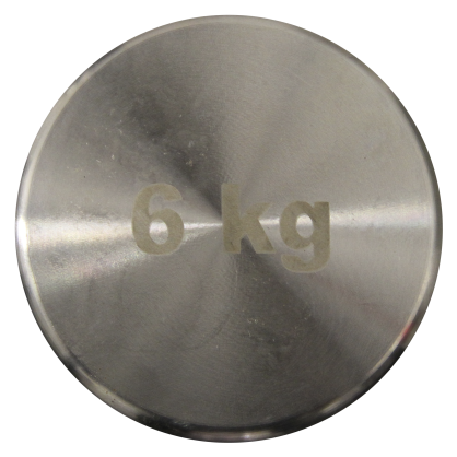 Haltère Electroplating 6 kg – Finition chromée, design compact, confort maximal