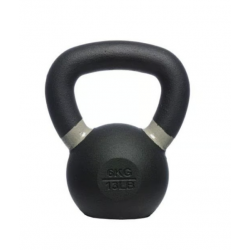 Kettlebell 6 kg en fonte – Revêtement poudre antirouille, design ergonomique et durable
