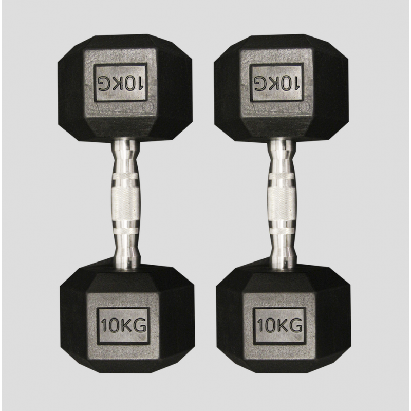 Haltère hexagonal 10 KG - HD10 Haltère hexagonal 10 KG - HD10