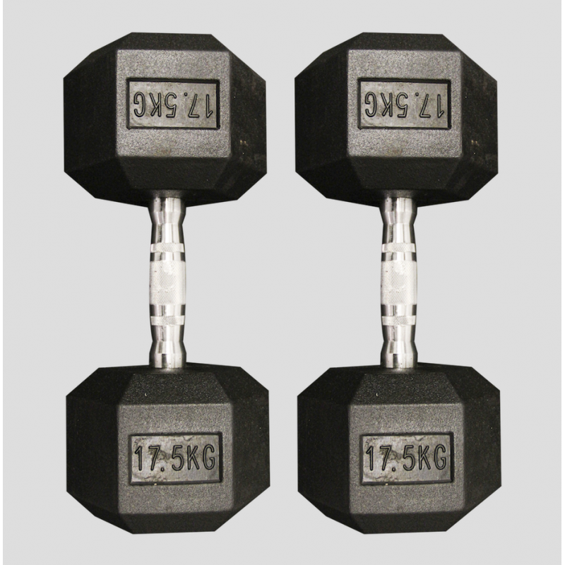 Haltère hexagonal 17.5 KG - HD17,5 Haltère hexagonal 17.5 KG - HD17,5