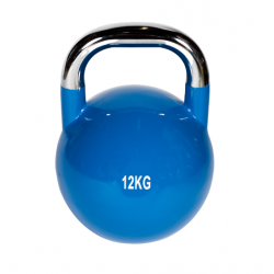 Kettlebell Compétition 12 kg – Fonte d’acier, normes officielles, ergonomie pro
