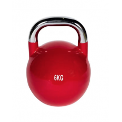 Kettlebell Compétition 6 kg – Fonte d’acier, norme officielle, prise confortable