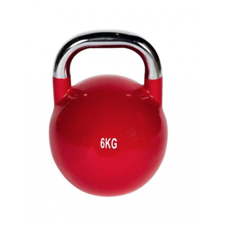 Kettlebell Compétition 6 kg – Fonte d’acier, norme officielle, prise confortable