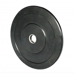 Bumper Plate 5kg en Caoutchouc Noir – Résistante, élégante, idéale pour entraînement progressif
