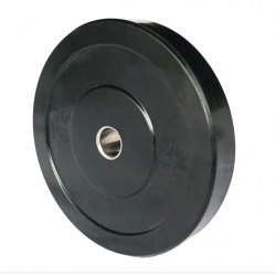 Bumper Plate 20kg en Caoutchouc Noir – Résistante, silencieuse, idéale pour haltérophilie