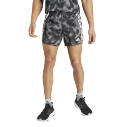 Short adidas Own the Run 3 bandes – Imprimé intégral, AEROREADY, slip intégré