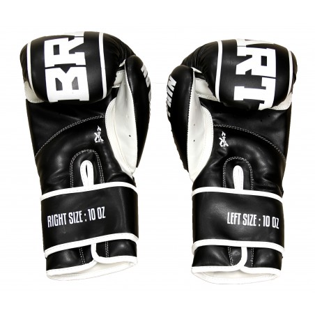 Gants de Boxe Classic One Brave Art Noir & Blanc - BGPUBW