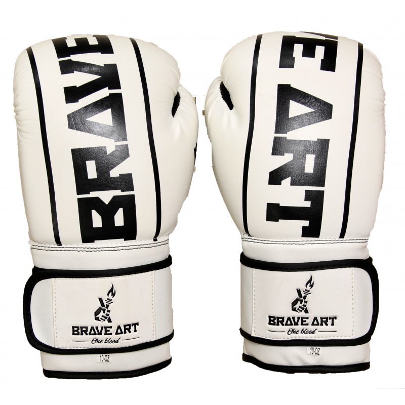 Gants de Boxe Classic One Brave Art Blanc & Noir - BGCOWB Gants de Boxe Classic One Brave Art Blanc & Noir - BGCOWB