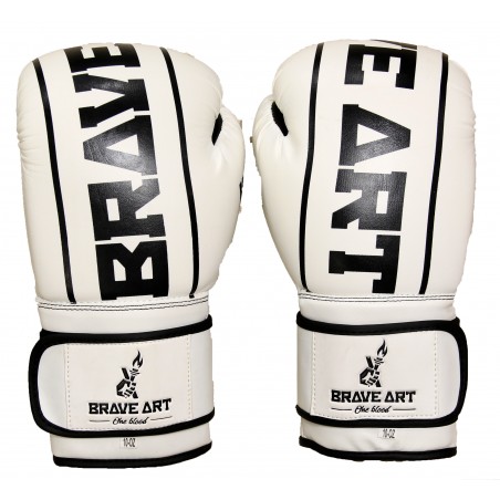 Brave Art Gloves BGCOWB – Classic One White Black Boxing & MMA Gear