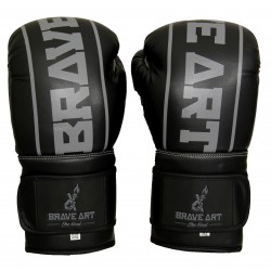 Gants Classic One Brave Art – Noir & Gris, Puissance & Élégance