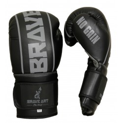 Gants Classic One Brave Art – Noir & Gris, Puissance & Élégance