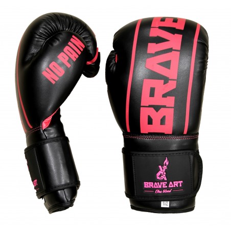 Brave Art Classic One Boxing Gloves – Black & Pink – BAPUBP