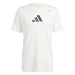 T-shirt graphique multisport adidas AEROREADY – Coton doux, logo 3 bandes, évacuation de la transpiration