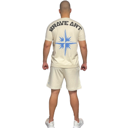 Short Poseidon – Puissance en Coton Biologique Brave Art