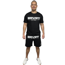 Short BRVRT Noir SHBRBL – Minimalisme et Confort | BRVRT Officiel